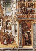 Annunciation with St Emidius, Carlo Crivelli